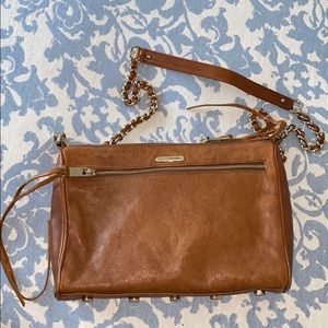 REBECCA MINKOFF Brown Leather M.A.C. Crossbody